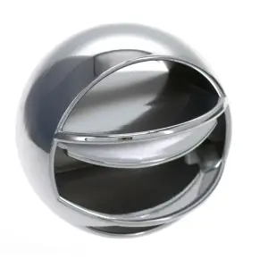 AC Vent Air Diffuser Astro Ball - LH or RH - Chrome - 67-72 Chevy GMC CK Truck Blazer Jimmy Suburban - Image 2 of 4